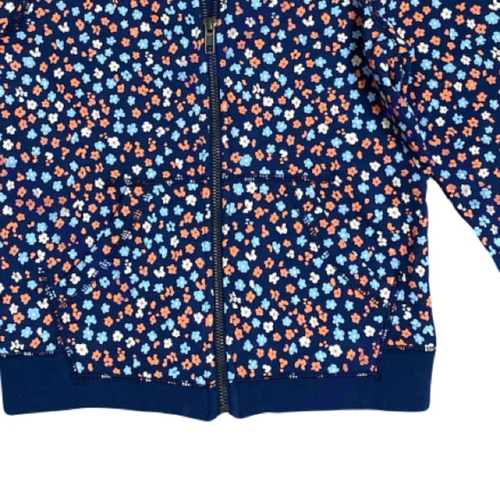 Tea Collection Blue and Peach Floral Sweatshirt - Picture 3 of 7